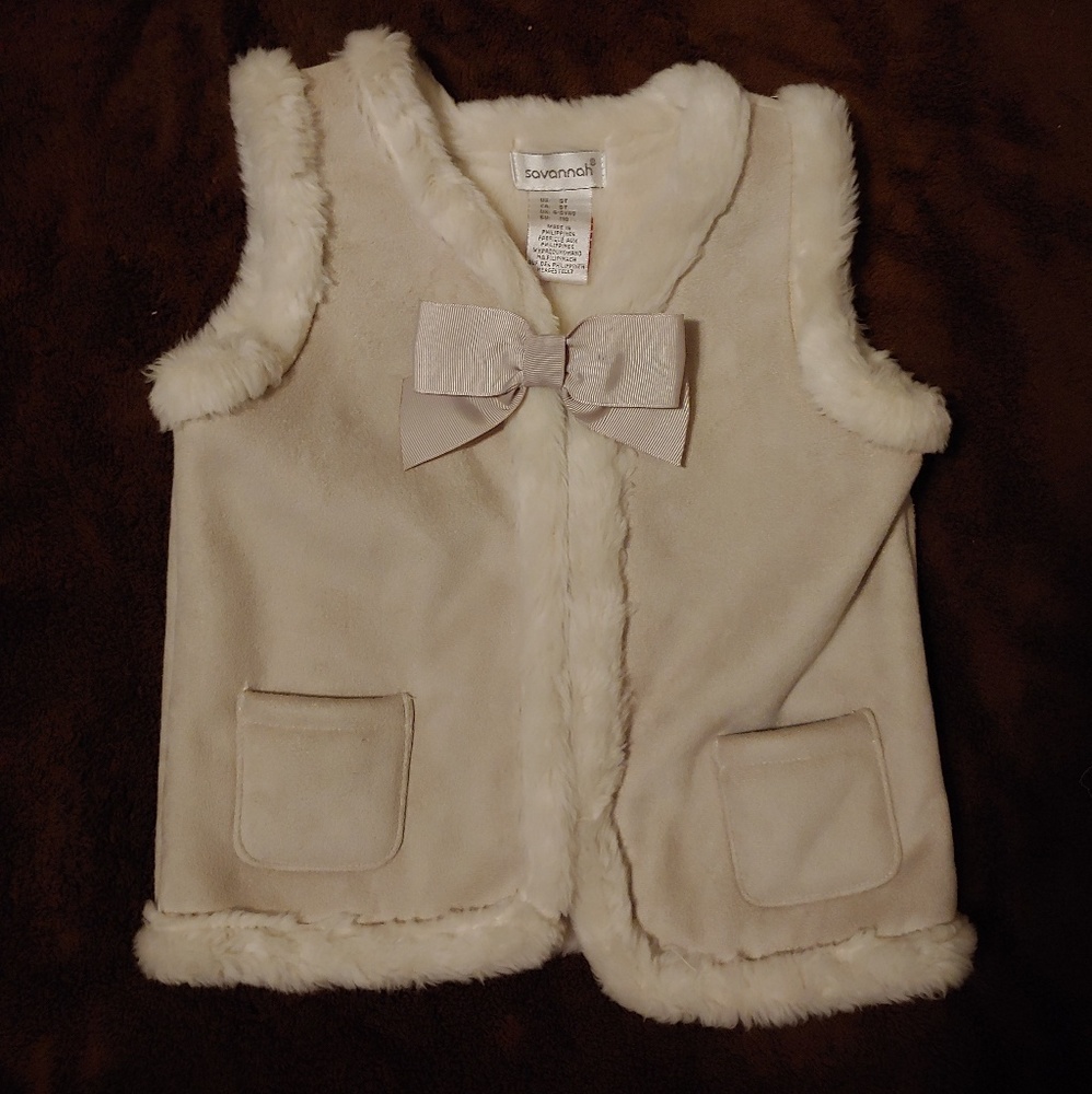 Savannah Girls Faux Fur Vest